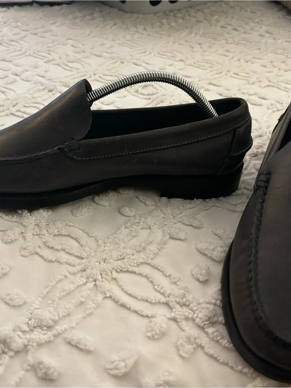 Sebago Men's Slip-On Loafers in Charcoal